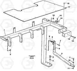 66704 Support, front EC150C ?KERMAN ?KERMAN EC150C SER NO - 253, Volvo Construction Equipment