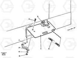 34101 Battery disconnector hatch EC150C ?KERMAN ?KERMAN EC150C SER NO - 253, Volvo Construction Equipment