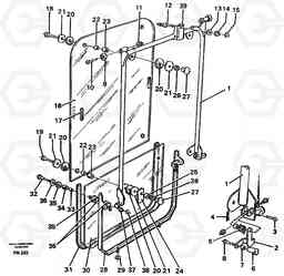 34633 Front window EC150C ?KERMAN ?KERMAN EC150C SER NO - 253, Volvo Construction Equipment