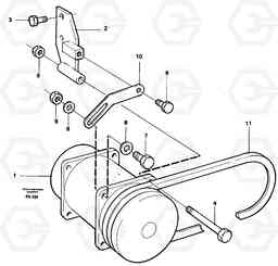 6630 Compressor with fitting parts Cooling agent R134 A EC150C ?KERMAN ?KERMAN EC150C SER NO - 253, Volvo Construction Equipment