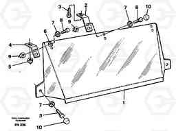 8556 Sun visor, outer EC150C ?KERMAN ?KERMAN EC150C SER NO - 253, Volvo Construction Equipment