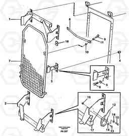 6631 Windscreen protection EC150C ?KERMAN ?KERMAN EC150C SER NO - 253, Volvo Construction Equipment