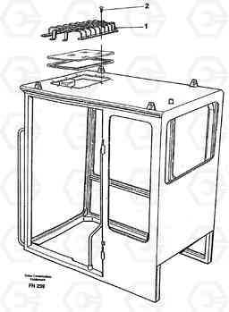 34109 Grille over roof Window EC150C ?KERMAN ?KERMAN EC150C SER NO - 253, Volvo Construction Equipment