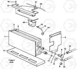 5575 Evaporator with fitting parts Cooling agent R134 A EC150C ?KERMAN ?KERMAN EC150C SER NO - 253, Volvo Construction Equipment