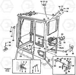 58852 Interior components EC150C ?KERMAN ?KERMAN EC150C SER NO - 253, Volvo Construction Equipment