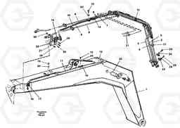 8565 Pipes and fittings, boom 4.9 m EC150C ?KERMAN ?KERMAN EC150C SER NO - 253, Volvo Construction Equipment