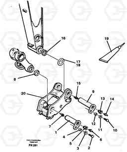 6721 Attachements, dipper arm-quickfit EC150C ?KERMAN ?KERMAN EC150C SER NO - 253, Volvo Construction Equipment