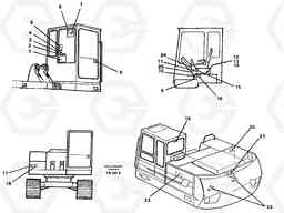 9340 Sign plates and transfer,inner location EC150C ?KERMAN ?KERMAN EC150C SER NO - 253, Volvo Construction Equipment