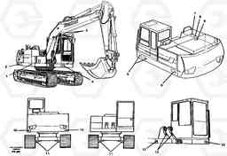 34110 Sign plates and transfer,outer location EC150C ?KERMAN ?KERMAN EC150C SER NO - 253, Volvo Construction Equipment