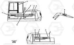 34802 Stripes, outer location EC150C ?KERMAN ?KERMAN EC150C SER NO - 253, Volvo Construction Equipment