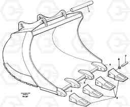 6472 Buckets for Quickfit withplate cutting edges EC150C ?KERMAN ?KERMAN EC150C SER NO - 253, Volvo Construction Equipment