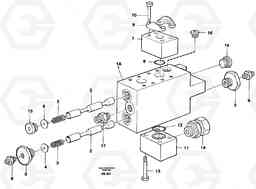 6463 Operating valve, hammer/shears EC150C ?KERMAN ?KERMAN EC150C SER NO - 253, Volvo Construction Equipment