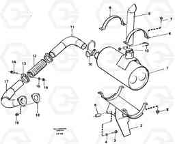 6768 Exhaust system EW150C ?KERMAN ?KERMAN EW150C SER NO - 688, Volvo Construction Equipment