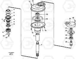 10470 Swing gearbox EW150C ?KERMAN ?KERMAN EW150C SER NO - 688, Volvo Construction Equipment