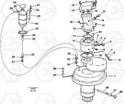 70700 Slewing gear box with fitting parts EW150C ?KERMAN ?KERMAN EW150C SER NO - 688, Volvo Construction Equipment