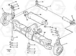 41811 Knuckle ret and parallel stay EW150C ?KERMAN ?KERMAN EW150C SER NO - 688, Volvo Construction Equipment