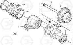 26443 Axle beam, rear EW150C ?KERMAN ?KERMAN EW150C SER NO - 688, Volvo Construction Equipment