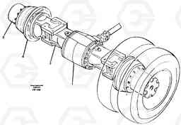 26441 Rear axle EW150C ?KERMAN ?KERMAN EW150C SER NO - 688, Volvo Construction Equipment