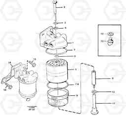 6756 Fuel filter EW150C ?KERMAN ?KERMAN EW150C SER NO - 688, Volvo Construction Equipment