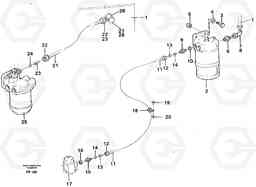 62522 Fuel system: Fuel tank - fuel pump EW150C ?KERMAN ?KERMAN EW150C SER NO - 688, Volvo Construction Equipment