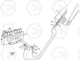 91466 Hydraulic system, bucket EW150C ?KERMAN ?KERMAN EW150C SER NO - 688, Volvo Construction Equipment