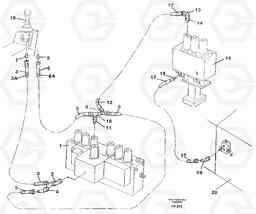 10464 Servo hydraulics, bucket EW150C ?KERMAN ?KERMAN EW150C SER NO - 688, Volvo Construction Equipment