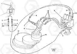 10465 Servo hydraulics, Slewing EW150C ?KERMAN ?KERMAN EW150C SER NO - 688, Volvo Construction Equipment