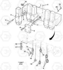 10471 Valve body EW150C ?KERMAN ?KERMAN EW150C SER NO - 688, Volvo Construction Equipment