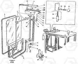 56298 Front window, Lifting device EW150C ?KERMAN ?KERMAN EW150C SER NO - 688, Volvo Construction Equipment