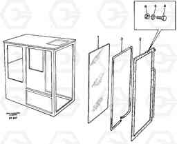 11083 Entire windscreen EW150C ?KERMAN ?KERMAN EW150C SER NO - 688, Volvo Construction Equipment