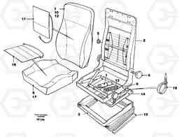 31216 Operator's seat Be-ge EW150C ?KERMAN ?KERMAN EW150C SER NO - 688, Volvo Construction Equipment