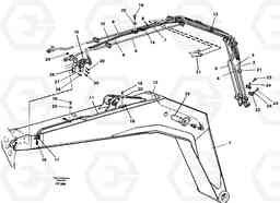 9867 Pipes and fittings, boom 6.65 m EW150C ?KERMAN ?KERMAN EW150C SER NO - 688, Volvo Construction Equipment