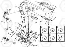 10549 Dipper arm with connections, 2.0 m/2.4 m EW150C ?KERMAN ?KERMAN EW150C SER NO - 688, Volvo Construction Equipment