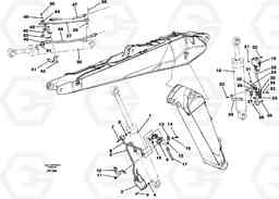9869 Cylinder hydraulics, adjustable boom EW150C ?KERMAN ?KERMAN EW150C SER NO - 688, Volvo Construction Equipment