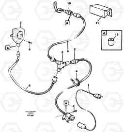 28318 Heater outlet, engine heater EW150C ?KERMAN ?KERMAN EW150C SER NO - 688, Volvo Construction Equipment