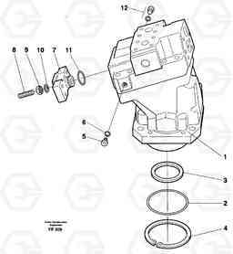 30504 Hydraulic motor, travel EW150C ?KERMAN ?KERMAN EW150C SER NO - 688, Volvo Construction Equipment