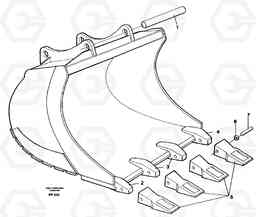 10514 Buckets for Quickfit withplate cutting edges EW150C ?KERMAN ?KERMAN EW150C SER NO - 688, Volvo Construction Equipment