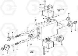 10493 Operating valve, hammer/shears EW150C ?KERMAN ?KERMAN EW150C SER NO - 688, Volvo Construction Equipment