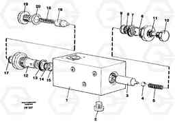 98286 Hydraulic lock, dozer blade. EW150C ?KERMAN ?KERMAN EW150C SER NO - 688, Volvo Construction Equipment