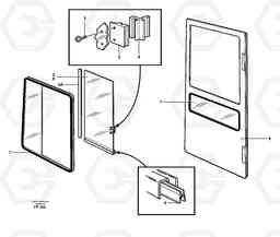 28633 Sliding window EW150C ?KERMAN ?KERMAN EW150C SER NO - 688, Volvo Construction Equipment