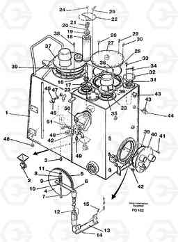 97958 Hydraulic oil tank/ fuel tank EC130 ?KERMAN ?KERMAN EC130 SER NO - 103, Volvo Construction Equipment