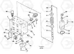 42612 Slew valve block, crawlers EC130 ?KERMAN ?KERMAN EC130 SER NO - 103, Volvo Construction Equipment