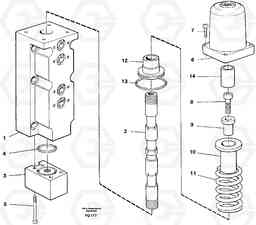 106479 Four-way valve, boom secondary EC130 ?KERMAN ?KERMAN EC130 SER NO - 103, Volvo Construction Equipment