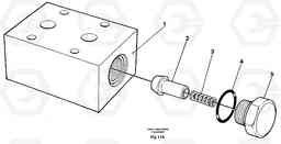 42615 Anticavitation valve EC130 ?KERMAN ?KERMAN EC130 SER NO - 103, Volvo Construction Equipment