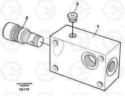 10788 Pressure lim. valve EC130 ?KERMAN ?KERMAN EC130 SER NO - 103, Volvo Construction Equipment