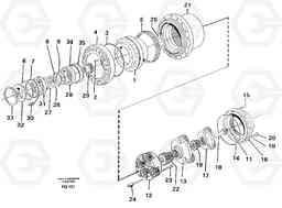 8803 Planetary drive EC130 ?KERMAN ?KERMAN EC130 SER NO - 103, Volvo Construction Equipment