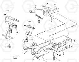 46617 Pedal valve and foot rest EC130 ?KERMAN ?KERMAN EC130 SER NO - 103, Volvo Construction Equipment