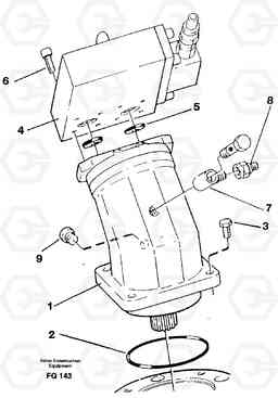 46641 Swing motor EC130 ?KERMAN ?KERMAN EC130 SER NO - 103, Volvo Construction Equipment