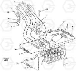 8300 Hydraulic system, boom EC130 ?KERMAN ?KERMAN EC130 SER NO - 103, Volvo Construction Equipment