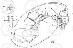 43277 Servo hydraulics, Slewing EC130 ?KERMAN ?KERMAN EC130 SER NO - 103, Volvo Construction Equipment